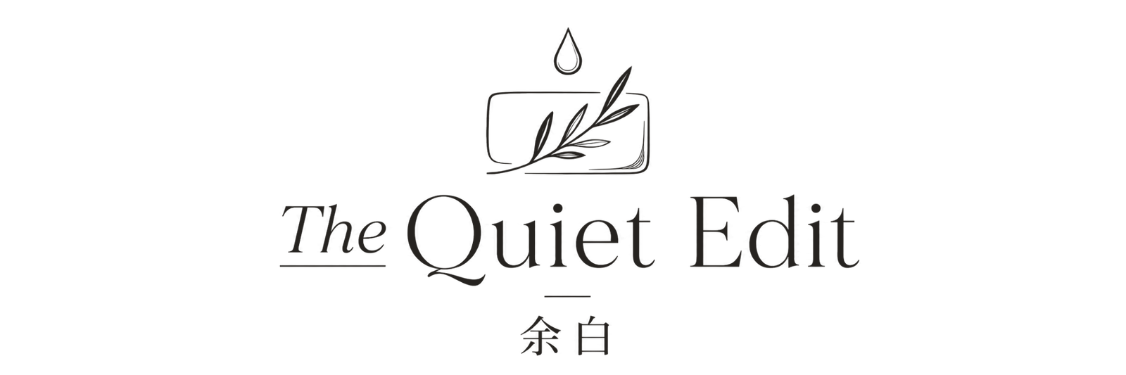 the quiet edit new logo dark rgba